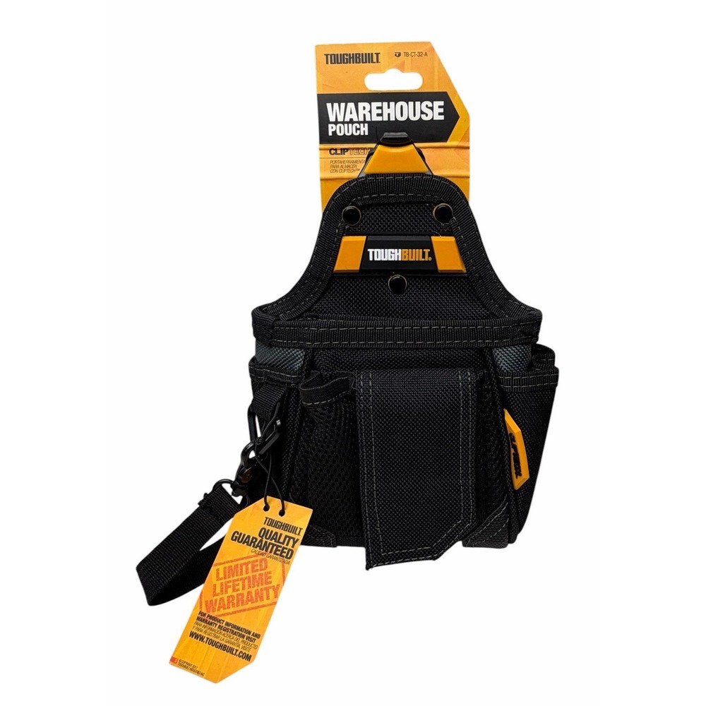 Toughbuilt Warehouse Tool Pouch 7.5'' W X 12.25'' 9 Pocket - TB-CT-32-A-2BES NEW